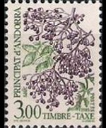 Andorra (amministrazione francese) 1985 - serie Frutti di bosco: 3 fr