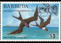 Barbuda 1974 - serie Motivi locali: 5 $