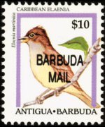 Barbuda 1996 - serie Uccelli: 10 $