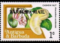 Barbuda 1983 - serie Frutti: 1 c