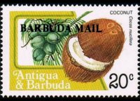 Barbuda 1983 - serie Frutti: 20 c