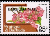 Barbuda 1983 - serie Frutti: 25 c