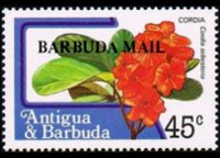 Barbuda 1983 - serie Frutti: 45 c