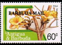 Barbuda 1983 - serie Frutti: 60 c