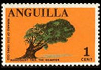 Anguilla 1967 - set Various subjects: 1 c