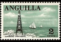 Anguilla 1967 - serie Soggetti vari: 2 c