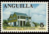 Anguilla 1967 - serie Soggetti vari: 5 c