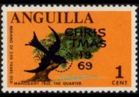 Anguilla 1967 - set Various subjects: 1 c