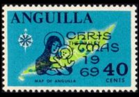 Anguilla 1967 - serie Soggetti vari: 40 c