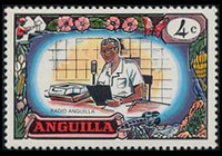 Anguilla 1970 - set Industry and economy: 4 c
