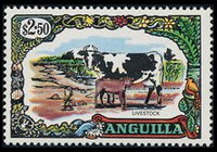 Anguilla 1970 - set Industry and economy: 2,50 $