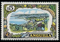Anguilla 1970 - set Industry and economy: 5 $