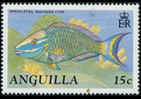 Anguilla 1990 - serie Pesci: 15 c