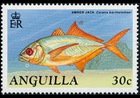 Anguilla 1990 - serie Pesci: 30 c