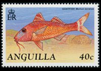 Anguilla 1990 - serie Pesci: 40 c
