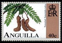 Anguilla 1997 - serie Frutta: 40 c