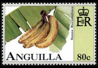 Anguilla 1997 - serie Frutta: 80 c