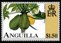 Anguilla 1997 - set Fruits: 1,50 $