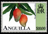 Anguilla 1997 - serie Frutta: 10 $