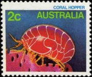Australia 1984 - serie Vita marina: 2 c