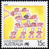 Australia 1988 - serie Vivere in società: 15 c