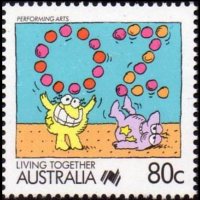 Australia 1988 - serie Vivere in società: 80 c