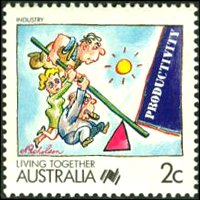 Australia 1988 - serie Vivere in società: 2 c