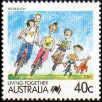 Australia 1988 - serie Vivere in società: 40 c