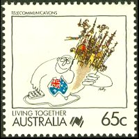 Australia 1988 - serie Vivere in società: 65 c