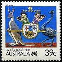 Australia 1988 - set Living together: 39 c