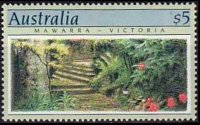 Australia 1989 - serie Giardini - alti valori: 5 $
