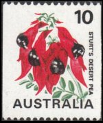 Australia 1970 - serie Fiori: 10 c