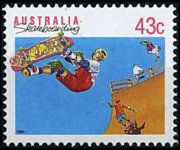 Australia 1989 - serie Sport: 43 c