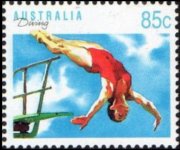 Australia 1989 - serie Sport: 85 c