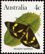 Australia 1983 - serie Farfalle: 4 c