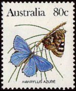 Australia 1983 - serie Farfalle: 80 c