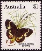 Australia 1983 - serie Farfalle: 1 $
