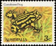 Australia 1982 - serie Rettili e anfibi: 3 c
