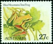 Australia 1982 - serie Rettili e anfibi: 27 c
