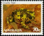 Australia 1982 - serie Rettili e anfibi: 70 c
