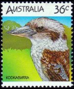 Australia 1986 - serie Animali: 36 c