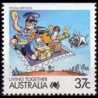 Australia 1988 - serie Vivere in società: 37 c