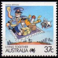 Australia 1988 - set Living together: 37 c