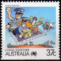 Australia 1988 - serie Vivere in società: 37 c