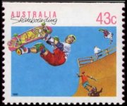 Australia 1989 - serie Sport: 43 c