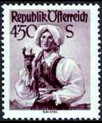 Austria 1948 - serie Costumi provinciali: 4,50s