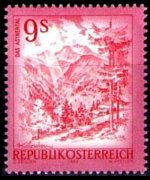 Austria 1973 - serie Vedute: 9 s