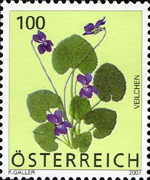 Austria 2007 - set Flowers: 1,00 €