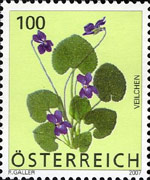 Austria 2007 - serie Fiori: 1,00 €