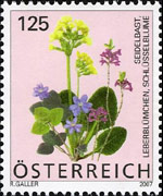Austria 2007 - set Flowers: 1,25 €